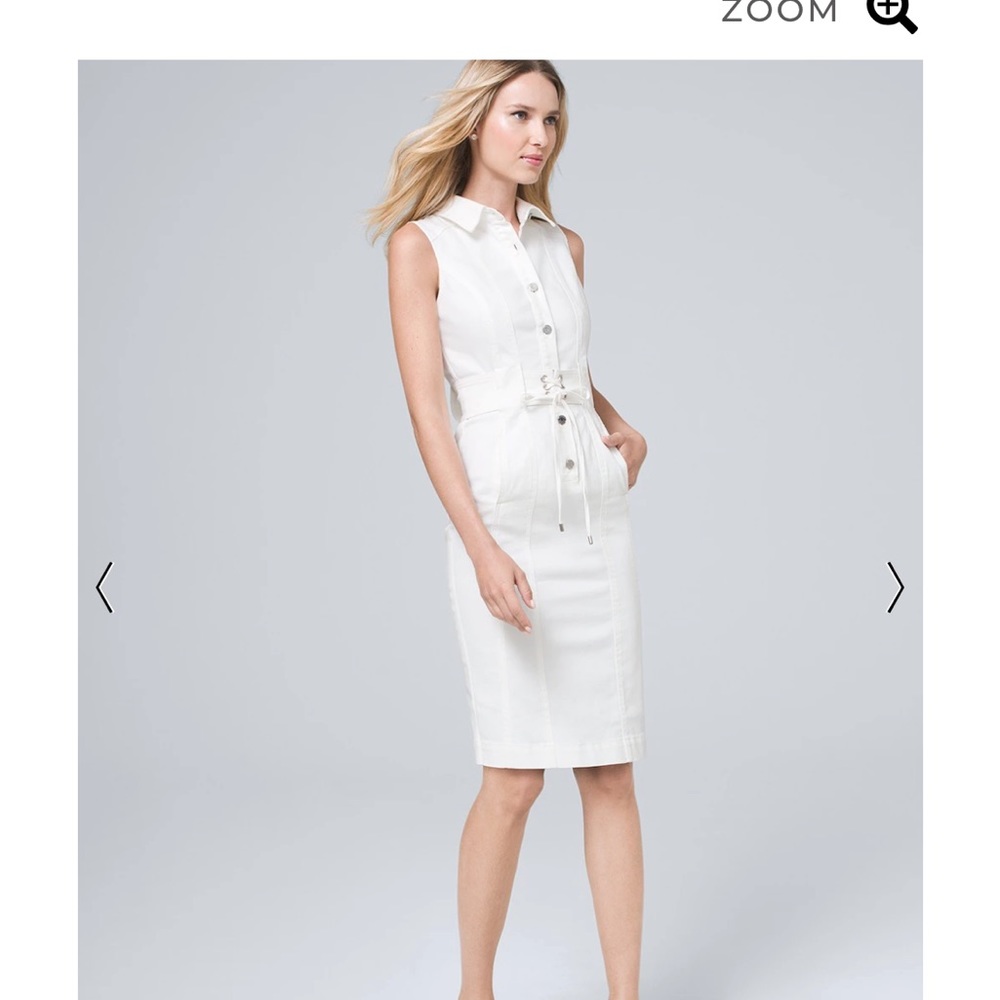 NWT White House Black Market denim dress
